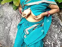 chatty stepmom heads to forest mountains for thrill