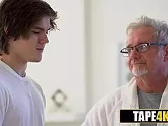 dirty old dude sneaks in on his sleepwalking son's hot blonde gf and pounds her good 😈🔥 who's next?