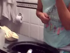 Stepmom Begs For Cumshot On Natural Tits During Full Orgasm