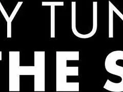 Brandi Love's huge tits bounce spit roasted bent over by two monster BBCs!