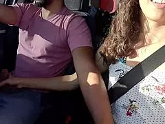 god, this horny latina university girl fingers her wet pussy in the taxi just to pay for my uber ride