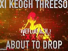 Roxi Keogh's BBC threesome, ready for double monster cocks?
