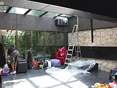 oh man lara tinelli dances naked in wild holiday orgy fuckfest