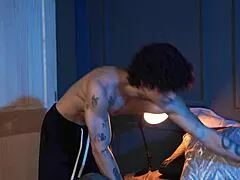 Redhead stepmom celeste alba offers virgin ass to horny stepson first time