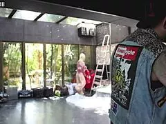 oh man lara tinelli dances naked in wild holiday orgy fuckfest