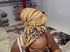 Brazilian Latina Best Friend Fucked POV Doggystyle Cowgirl Rough Creampie on Big Black Cock Tits