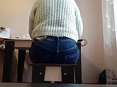 Secretary Ditches Desk for Discreet Office Masturbation Break