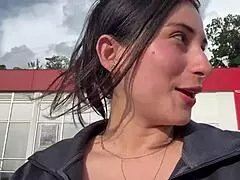 check out this hot pregnant babe stuffing her ass with a cucumber while rubbing her big pussy