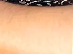 White teen rides small cock from black mature boyfriend moaning loud in closeup doggystyle then missionary