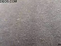 Madrasta Strips Miniskirt On Street Flashing Big Tits Publicly!