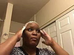 Milf Mommy Shaves Her Head Bald For The First Time At Home On Boyfriend's Request!