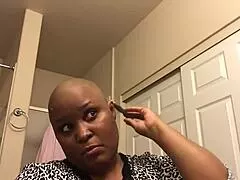 Milf Mommy Shaves Her Head Bald For The First Time At Home On Boyfriend's Request!