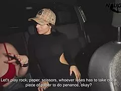 Colombian Latina Teen Masturbates Pussy in Outdoor Street Game