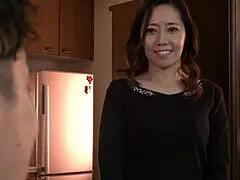 can you believe this busty asian housewife gets her first creampie from mom's hot friend squirting everywhere!