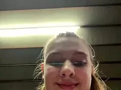 Why watch her squirt buckets from extreme gym ass pounding and hardcore fucking?