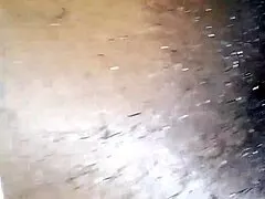 This curvy ebony housewife spreads tight pussy first time in bedroom