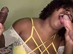 whoa those two cocks scared me white and black i took them up my ass