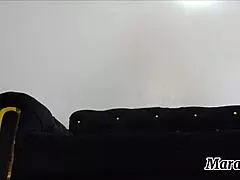 thick ebony bbw milf mara exotic spreads juicy hairy pussy lips for solo squirting toy fun