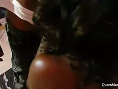 i pounded that ebony yoga girl's fat pussy after her sweaty morning workout