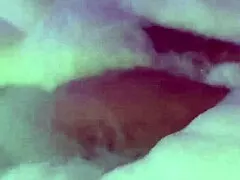 at the motel i slip into bikini for jacuzzi and stepbro jerks off watching my curves