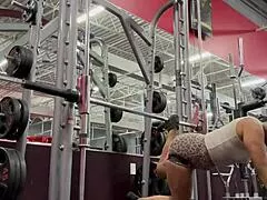 ebony bobbi jo pops cherry ass during intense outdoor workout session