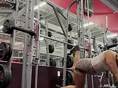 ebony bobbi jo pops cherry ass during intense outdoor workout session