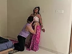 devar bends over huge boobs indian milf and fucks her juicy pussy doggystyle hard