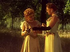 longtime slut friends dominica leoni and lauren phoenix scissor outdoors