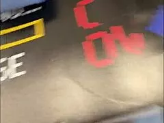 Two Lactating Milfs in Stockings Weigh Precum in CFNM Cum Contest Challenge