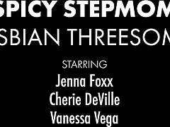 Jenna Foxx And Vanessa Vega In LESBIAN 3SUM LICKING PUSSIES WITH BIG CLIT TOYS