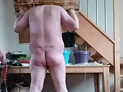 French Housewife Slave Bound And Dominated At Desk By Femdom Mistress