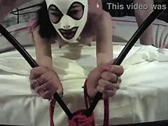 Milf slave bound in latex takes rough doggystyle pounding in hardcore compilation