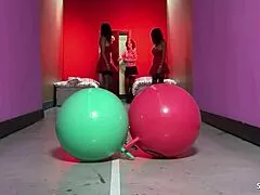 wow, step sister's boy fucks her hard after party while she has wild lesbian sex watching him!!