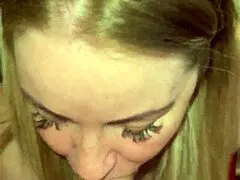 Stepson's back suck my big cock deepthroat after week away!