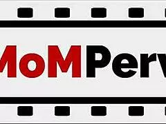 damn this adorable milf stepmom deepthroats stepson's big cock to relax