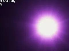 Digging that vibe in my wet gaping puffy pussy