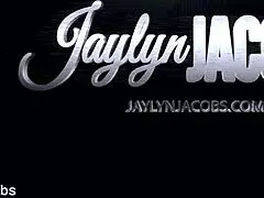 Jaylyn Jacobs in black corset deepthroats BBC then rides hard 😈