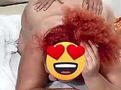 damn, check out my stepmom's massive indian bbw ass jiggling while she takes that thick cock deep...