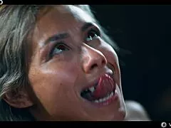 whoa lesbian vampire cosplay turns wild with puck and veronica leal's big tits kissing frenzy 😈💋🔥