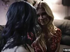 jewelz blu milf serene sirene scissor in passionate lesbian rimming frenzy!