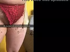 shy chubby wife milky mari turns breeding bitch creampies gangbangs snapchat cuckold captions