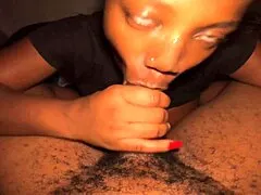 damn girl your nerdy glasses are fogged from sucking my big black cock right?