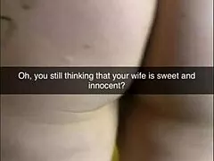 shy chubby wife milky mari turns breeding bitch creampies gangbangs snapchat cuckold captions