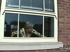Unfaithful Milf Lady Sonia's Massive Jugs Burst Free