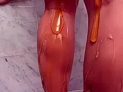 katja kassin blows cock takes toys and big cock deep in her huge ass