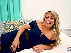 Curvy inked milf anya bedroom sloppy deepthroat swallows cum greedily