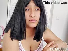 la morena quetzal big tits gets so horny sucking cock and gulping cum putalocura