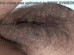 Stepson jerks off to stepmom hairy pussy begs to fuck