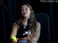 check out damiana's hottest porn cast brazil interview moments... full of naughty fetish talk, toys and see-through teasing!