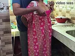 Fuck My Hot Sexy Bhabhi In Kitchen With Cucumber Panties Down 😋🍆